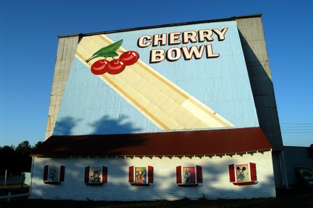 Cherry Bowl Drive-In Theatre - Screen Tower (newer photo)
